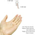 Liphontcta FITULABO Rose Gold Push Pins, Transparent Plastic Round Head Map Tacks for Hanging Pictures and Documents