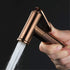 ZLOCYIVHE Set Handheld Bidet Sprayer for Toilet Cloth Diaper Sprayer Brass Rose Gold Portable Cloth Diaper Wash Shower