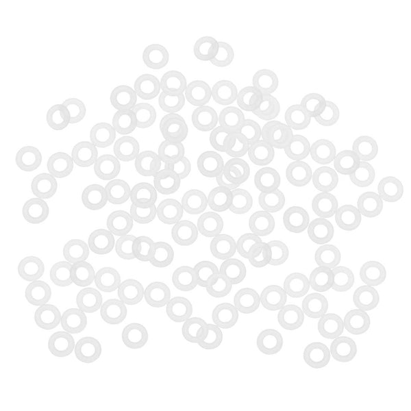 uxcell Silicone O-Rings, 8mm OD 4mm ID 2mm Width VMQ Seal Gasket for Compressor Valves, Pack of 120