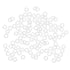 uxcell Silicone O-Rings, 8mm OD 4mm ID 2mm Width VMQ Seal Gasket for Compressor Valves, Pack of 120