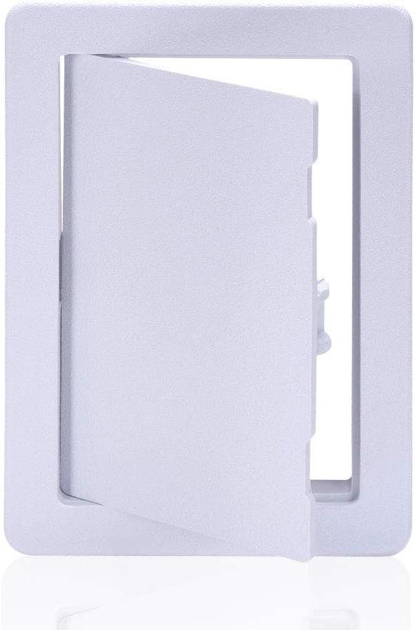 Suteck Plastic Access Panel for Drywall Ceiling, 4 x 6 Inch, Reinforced Plumbing Wall Access Doors, Removable