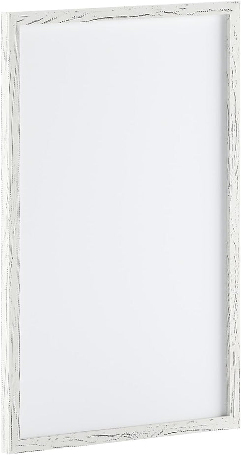 Flash Furniture Bristol Wall Mount White Board, 24" x 36", Included Dry Erase Marker, 4 Magnets, Eraser