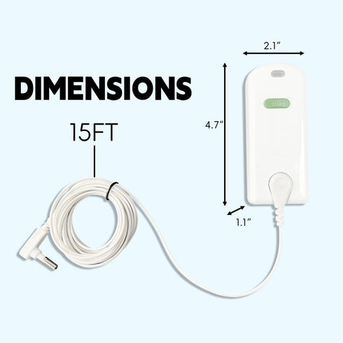 Grounding Tester Kit for Grounding Mats, Sheets, Fitted, Pads, Blankets, Pillowcases.Continuity Tester Kit with 15ft Grounding Cord,Grounding Tester Kit Use to Grounded Products