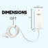 Grounding Tester Kit for Grounding Mats, Sheets, Fitted, Pads, Blankets, Pillowcases.Continuity Tester Kit with 15ft Grounding Cord,Grounding Tester Kit Use to Grounded Products