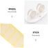 8pcs Self-Adhesive Storage Box Casters Easy Installation Furniture Wheels for Organizing Under-Bed Storage Plastic