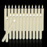 Houdlee 24 Pcs Flameless LED Taper Candle Battery Operated Flickering LED Candle with