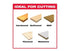 1/2" 1/4" DR50102 Diablo Flush Trim Router Bit with Top Bearing - Cuts Hardwood, Softwood, Plywood, Composite Materials