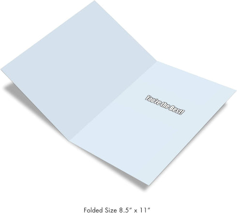 Huge Thank You Card NobleWorks (8.5 x 11 Inch) Relative Appreciation Gift - Thank You to a Great Sister J9111