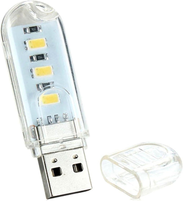 KUYYFDS Portable USB Night Light Mini LED Bright Lamp Keyboard Computer Desk Lamps