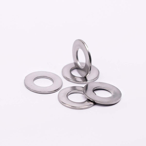 3/8" ID Stainless Steel Flat Washer, Bright Finish, 304 Stainless Steel 18-8, 25 PCS