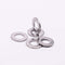 3/8" ID Stainless Steel Flat Washer, Bright Finish, 304 Stainless Steel 18-8, 25 PCS