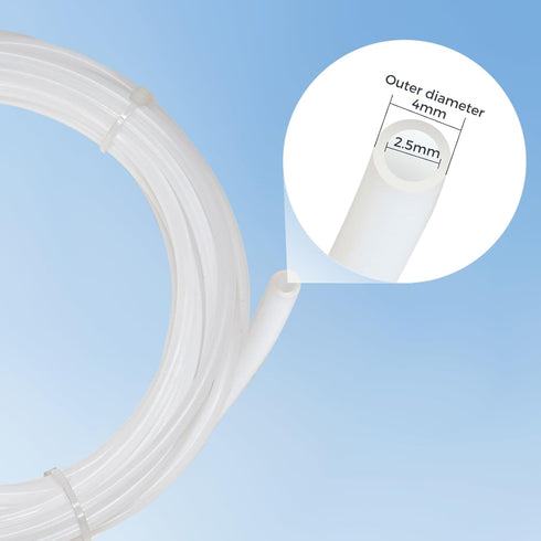 2.5mm 4mm 5M/16.4ft, 2 X1/ X1C/ P1P/ P1S/ A1/ A1 MMU3, K1 3 V3 3D Sovol PTFE Tube ID OD, Length with Couplers & Tubing