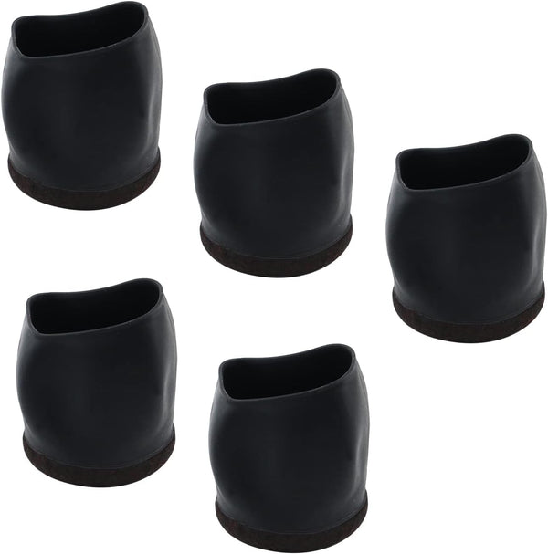 5 PCS Chair Caster Cups Furniture Wheel Stopper 2" for Rolling Desk Chair Crib Wheels