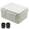 Zulkit Junction Box, ABS Plastic, Dustproof Waterproof IP65, Outdoor Universal Project Enclosure, 8.7 x 6.7 x 4.3 inch