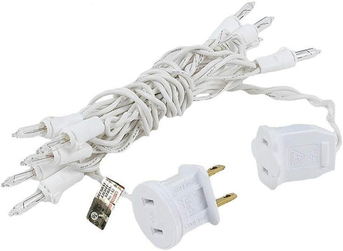 5 10 Bulbs Bulbs 4-Inch Novelty Lights Feet Vintage Short Mini Light String, Clear on White Wire, Spacing Fairy Lights