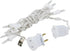 5 10 Bulbs Bulbs 4-Inch Novelty Lights Feet Vintage Short Mini Light String, Clear on White Wire, Spacing Fairy Lights