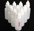 50PCS 15ml/0.5oz Empty Refillable Clear Plastic Dropping Bottles, Portable Squeezable Dropper Container with Caps