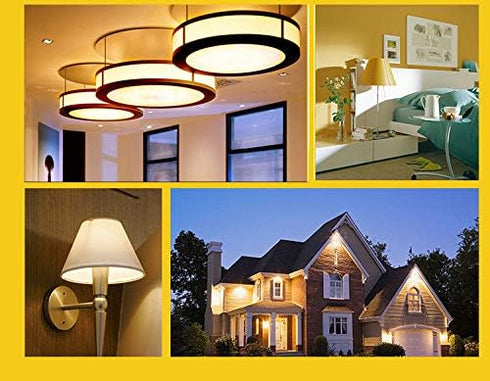 WingYauLung E14 Bulb Bulb E14 Bulb 120V 4W(40W 3000K Dimmable (5-Pack) LED Cooker Hood Chandelier Light Replace Salt