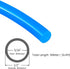 Beduan Pneumatic Tubing Pipe 1/2" OD Blue Air Compressor PU Line Hose Tube for Water Fluid Transfer 5Meter 16.4ft
