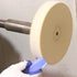 Luo ke 6'' x 1'' Wool Buffing Wheel - 1/2'' Arbor Compressed Felt Polishing Kits for Grinders
