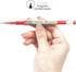 BEMLP Gel Pen 0.35mm Red Ink Pen, 12 Pcs/Set, School Office Writing Stationery Supply
