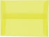 JAM PAPER A2 Translucent Vellum Invitation Envelopes - 4 3/8 x 5 3/4 - Primary Yellow, 50/Pack