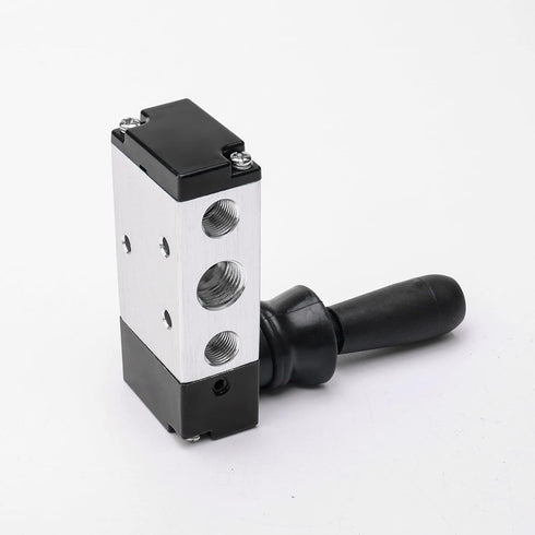 JIUWU 4H210-085 Way Pneumatic Air Hand Lever Operated Valve, Manual Control Valves Port 1/4 Inches