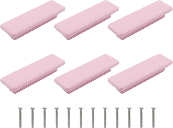 6PCS Wooden Pull Handles, Solid Wood Bedroom Dresser Closet Wardrobe Door Pulls,Cupboard