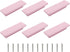 6PCS Wooden Pull Handles, Solid Wood Bedroom Dresser Closet Wardrobe Door Pulls,Cupboard