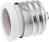 TAODAN E39 E26 Bulb to Ceramic Adapter Large to Medium Base Socket Converter Porcelain Antique Floor Lamp Adapter