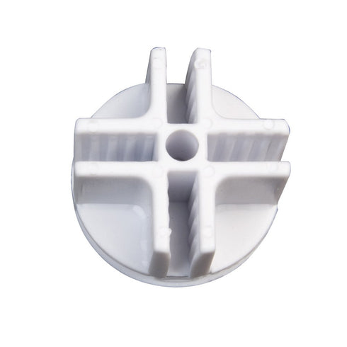 Econoco GSC/W 4-Way Plastic Connector - White (Pack of 100)
