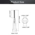 Utoolmart Industrial Dispensing Needle, Industrial Grade Blunt Needle, Stainless Steel Precision Applicator, 17G, Transparent Color, 40pcs