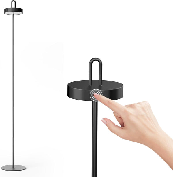 Floor Lamp, Rechargeable Cordless Table Lamp, Battery Operated LED Touch Lamp with