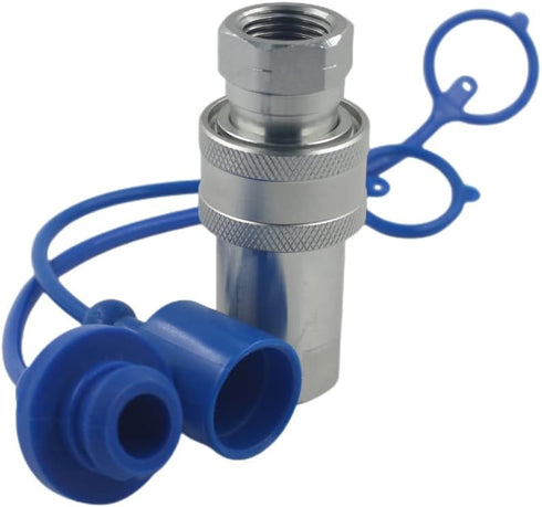 1/4" NPT ISO 7241-A Hydraulic Quick Connect Couplers Set Tractor Hydraulic Quick Disconnect Coupler Hydraulic Coupling by Undercarriage
