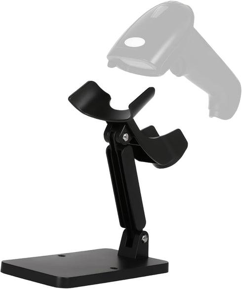 ORTREE Universal Plastic Scanner Holder,Adjustable Barcode Scanner Stand for Office and Retail Desk