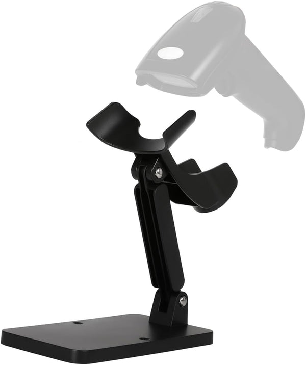 ORTREE Universal Plastic Scanner Holder,Adjustable Barcode Scanner Stand for Office and Retail Desk