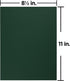 JAM PAPER Matte 28lb Paper - 105 gsm - 8.5 x 11 - Dark Green - 50 Sheets per Pack