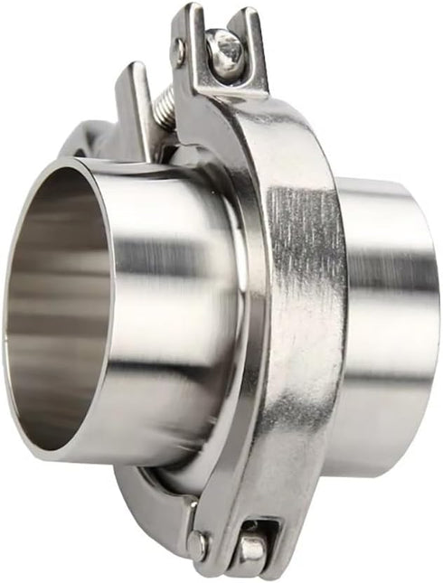 YECOLDMS 1pc 0.5" 10" Set use(42mmxK64) - Tri Clamp - Sanitary Pipe Fitting with Weld Ferrule, Clamp & Gasket for Beer