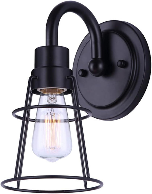 DREE, EOL- IVL1053A01BK, MBK Color, 1 Lt Vanity, 60W Type A, 5inch