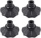 MOPFOL 4 Pcs Non-Slip Chair Foot Covers Anti-Sink Stabilizer Pads for Camping Chairs