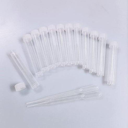 Aquarium Water Quality Test Kit (10ml Test Tube x12 + 3ml Dropper x2) Test Strips not Included