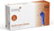 Caring Nitrile Exam Gloves, Blue Powder-Free Disposable Gloves for Medical Care and Food Prep
