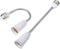 E27 Flexible Light Bulb Lamp Socket Adapter, Adjustable Edison Bulb Socket Extension for Home Light Fixtures