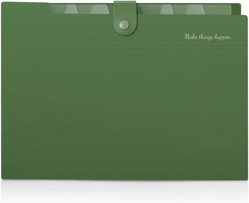 SKYDUE Expanding File Folders with 8 Pockets, Accordion File Organizer with Labels, Portable Letter Size for Home &