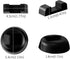 Medallion Challenge Coin Display Case Holder with Stand, Round Black Chip Presentation Box