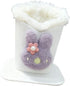 Kokiya Lined Eyeglass Holder Stand,Lovely,Sturdy,Modern,Anti Scratch Glasses Holder Stand Case for NightStand Home