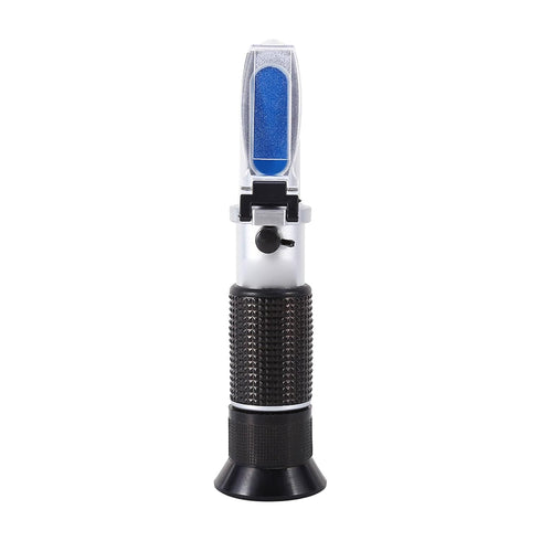 2-in-1 Analog Handheld Wine/Fruit Wine Refractometer, with ATC, 6" Aluminum Body, for