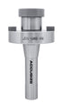 Accusize Industrial Tools R8 Shank Shell Face Mill Arbor Adapter Holder: 1 1/2'', Range: 4''-5'', 7/16''-20, Fg22-8096