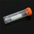 10pcs 50ml Plastic Centrifuge Test Tube Empty Bottles with Self Standing Screw Caps