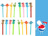 Cute Dinosaur Black Ink Pens, Cartoon Fun Kawaii Writing Gel Pens for Kids, 16pcs Set